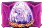 Purple egg symbol